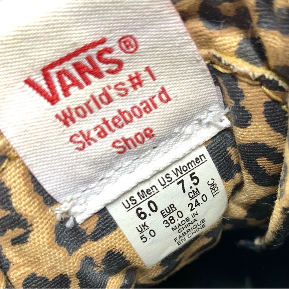 Vans Sk8-Hi Black Leather Lace Up High-Top Sneakers 7.5 Grunge Whimsigoth Skater - Picture 11 of 16